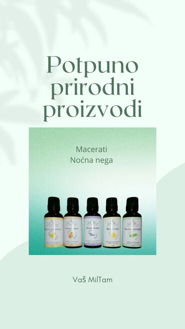 Ostali medicinski proizvodi: ETARSKA ULJA :smilje, lavanda, matičnjak, izop, timijan, tamjan — 30