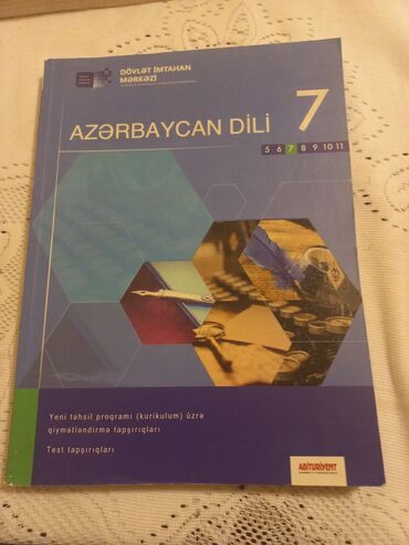 Kitablar, jurnallar, CD, DVD: Azərbaycan dili Dim 7
il:2019

metrolara çatdırılma var