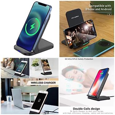 беспроводная зарядка iphone: Зарядка БЕСПРОВОДНАЯ для смартфонов 2-в-1 (также для iPods, iWatch): И — 4