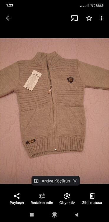 Kurtkalar: Təzədi oğlan üçün jaket 5-7 yas, Təzə ve geyinilmiş oğlan geyimleri — 2