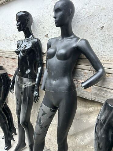 Manekenlər: Qadın, Plastik, plastmas, Qara — 7