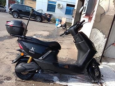 Мопеды, скутеры: Elektrik skuter – KAMIOC (qara rəng) 5000 gedib kredit yoxdu nağd — 1