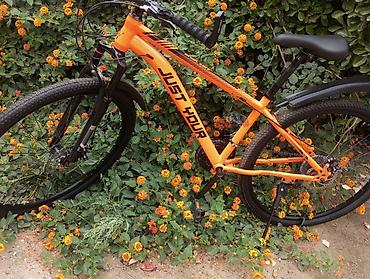 zigzag velosiped: Dağ velosipedi – JUST YOUR (MTB) - Rəng: parlaq narıncı, qara — 5