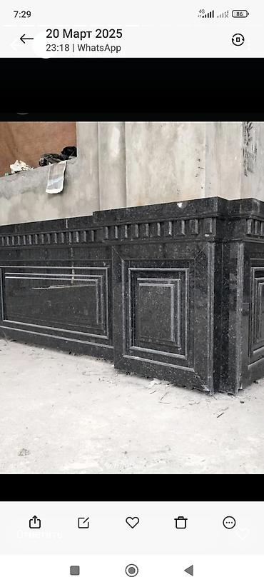 Фасадные гранитные плитки: Ангола блек Сары таш Гранит Мрамор Тан браун Онекис лабрадорит — 3