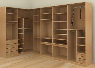 Шифоньеры, шкафы для одежды: Шифоньер, шкаф для одежды, Угловой, ЛДСП — 7