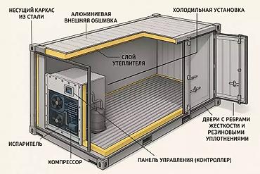 Контейнерлер: Рефрижераторные контейнеры (reefer) 20/40 футов Назначение: - — 4