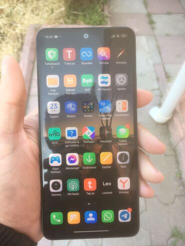 mini telfonlar: Xiaomi Redmi Note 13, 128 GB, rəng - Qara, 
 Barmaq izi, İki sim kartlı, Face ID