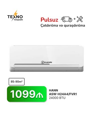 Ventilyatorlar: Kondisioner 85-90 kv. m, Pulsuz quraşdırılma