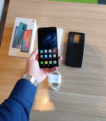 redmi note 9 128: Xiaomi Redmi Note 9, 128 GB, rəng - Qara, 
 Sensor, Barmaq izi, İki sim kartlı
