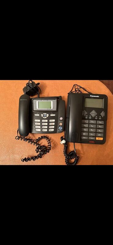 islenmis telefon satisi: Stasionar telefon Panasonic, Simli, İşlənmiş, Ünvandan götürmə
