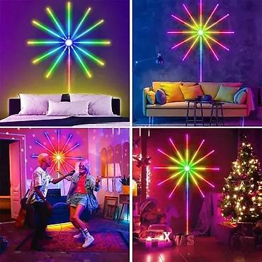 lampice za kuću: LED TRAKA VATROMET | LED svetlosna traka vatromet Svetle boje: RGB — 1