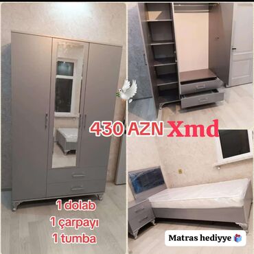 Divan və kreslo dəstləri: Yeni, Açılan, Düz dolab, Qarderob, paltar dolabı