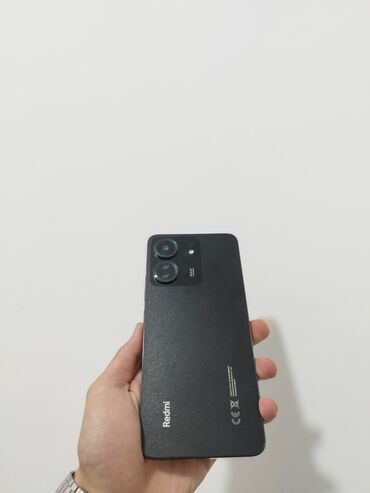 Xiaomi: Xiaomi Redmi 13C, 128 ГБ, цвет - Черный, 
 Кнопочный, Отпечаток пальца