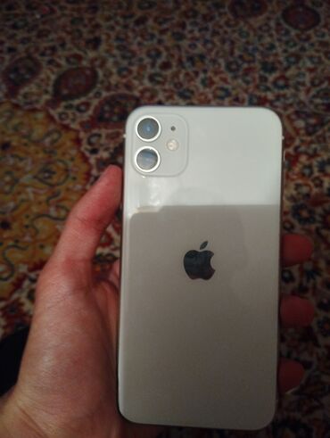 Apple iPhone: IPhone 11, 64 GB, Ağ, Zəmanət, Barmaq izi, Face ID