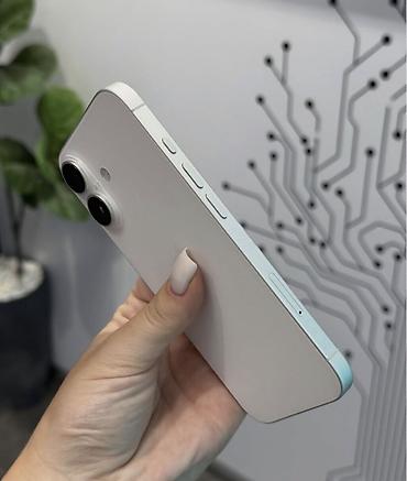 irshad telecom iphone x: IPhone 16, 128 GB, Ağ, Zəmanət, Simsiz şarj, Face ID — 7