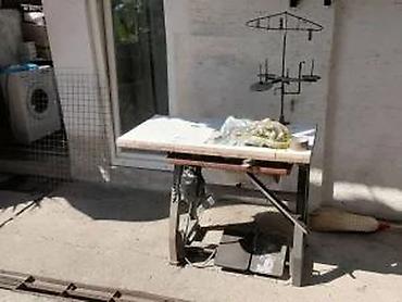 Industrijske šivaće mašine: Industrijska šivaća mašina sa postoljem i radnim stolom - Teški — 20