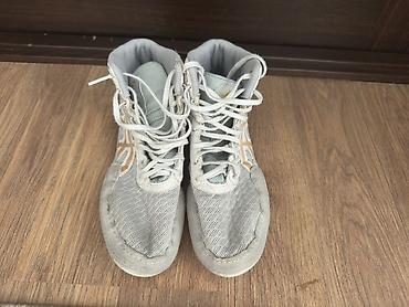 30 35: Мужские кроссовки, 34, Asics, Б/у, цвет - Серый, Самовывоз — 4