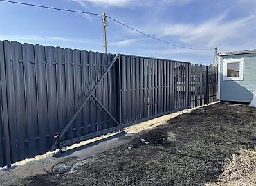 выдвижной ворота: Откатные ворота под ключ - Тип: консольные откатные ворота для — 9