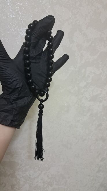 Təsbehlər: Təbii daşlardan hazırlanmış tesbih - Material: şəffaf-qonur tonlarda — 9