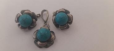 Серебряные наборы украшений: Набор украшений, Проба 925, Женские, Б/у — 11