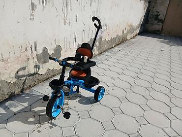 oglan usaq geyimleri: Uşaq üçtəkərli velosipedi – Kidilo, mavi rəng Xüsusiyyətlər: - 3 — 4