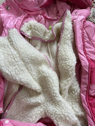 Верхняя одежда: Детские зимние куртки, размер 92. 1) Baby Go (оранжевая) - Тёплая — 10