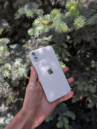 iphone 11 128gb бишкек: IPhone 11, Колдонулган, 128 ГБ, Ак, Каптама, 78 %