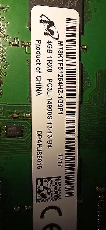 ucuz notebook: Operativ yaddaş (RAM) 4 GB, > 4000 Mhz, DDR3, Noutbuk üçün, İşlənmiş — 3