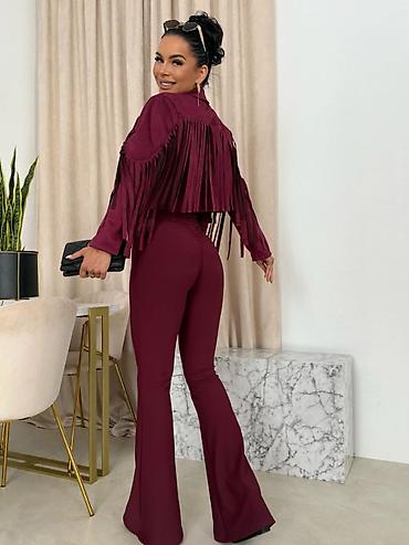 somot pantalone zenske: Jakna od velura sa resama 🌸 ✨ Efektan model koji svaki outfit čini — 8