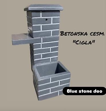 kettles: Betonska česma „Cigla“ - Dekorativna spoljašnja česma od armiranog — 1