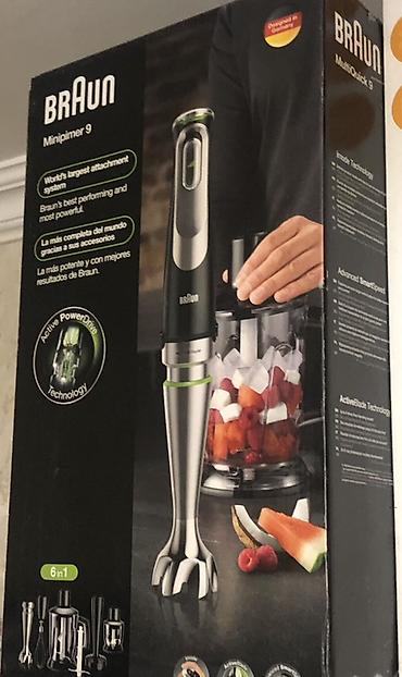 Braun MultiQuick 9 (Minipimer 9) – 6‑da‑1 əl blender dəsti