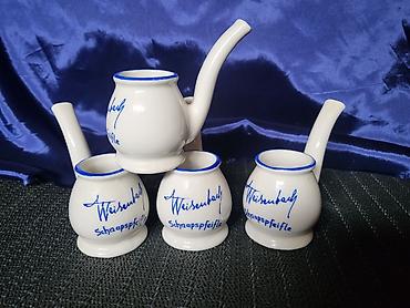 Čaše: Porcelanske casice za zestoko pice,nemacke iz 70ih. Komada 4 u — 1