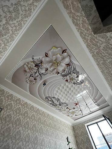 наклейки на кафель: Натяжной потолок Матовое, 3D потолки, Глянцевое Гарантия, Бесплатный замер, Монтаж — 4