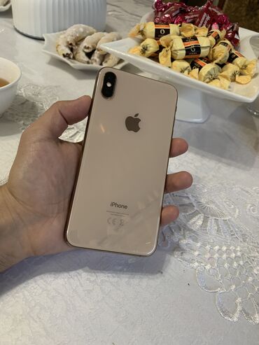 iphone xs цена в бишкеке бу: IPhone Xs Max, Б/у, 512 ГБ, Золотой, 100 %