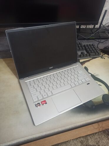 Ноутбуки и нетбуки: Ноутбук, Acer, 16 ГБ ОЗУ, AMD Ryzen 7, 14 ", Б/у, Для несложных задач, память SSD