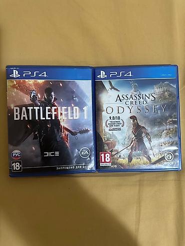PS4 üçün iki oyun diski dəsti 1) Battlefield 1 (PS4) - 25 azn - 1-ci
