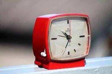 Satovi za kuću: Rare vintage JUNGHANS ELECTRONIC ATO-PHON stoni budilnik 70. Iz — 6