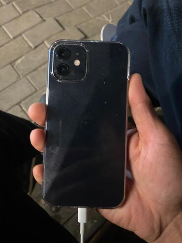 айфон 12 бу бишкек: IPhone 12, Колдонулган, 128 ГБ, Көк, Коргоочу айнек, Каптама, 74 %