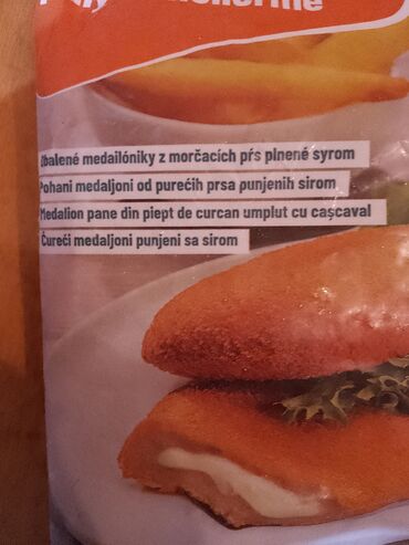 Kompleti namirnica: Paket prehrambenih proizvoda – tri artikla: 1) Goldi – sir — 4