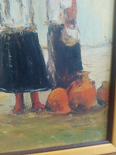 Ostali antikviteti: Slika -ulje na platnu 1976 god potpisana slika ulje na platnu srednji — 10