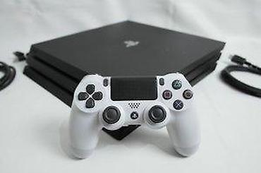 PS4 (Sony Playstation 4): U ponudi je Sony PlayStation 4 Pro konzola (4K podrška). PS4 Pro pruža — 16