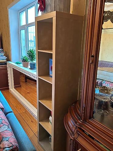 Rəflər: Rəf dəsti – açıq saxlama sistemi - Material: ağac teksturalı MDF/LDSP — 2