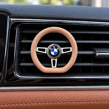 met: BMW loqolu sükan formalı hava təravətləndiricisi — 2 × 10 ml ətirlə — 3