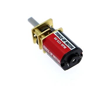 Motor üçün digər detallar: Force-Up 6V 625 RPM Karbon Fırçalı DC Motor – Mini Sumo robot — 3