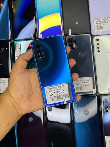OnePlus: Huawei nova 5T, Б/у, 128 ГБ, цвет - Синий, 1 SIM