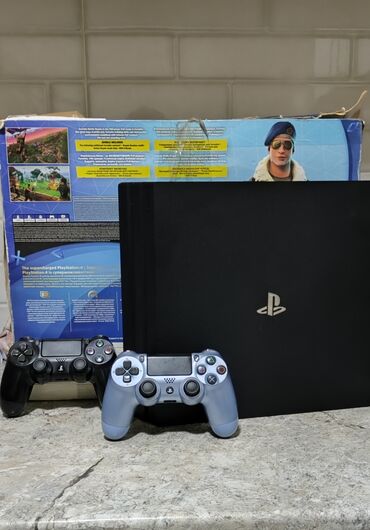 PS4 (Sony PlayStation 4): PlayStation 4 Pro 1000 GB, вторая ревизия. Приставка прошитая (11.00