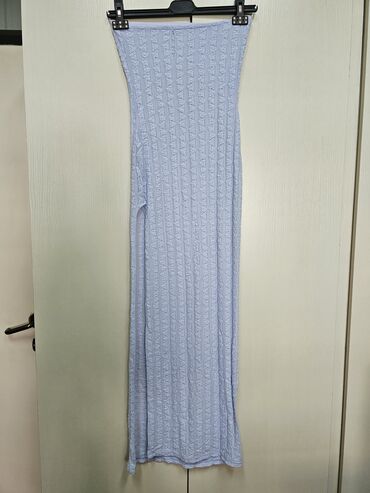 sinsay haljine svecane: XS (EU 34), color - Light blue, Other style, Without sleeves