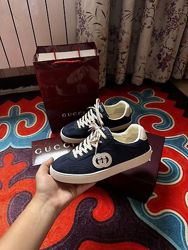 кеды gucci: Мужские кроссовки, 41, Gucci, Новый, цвет - Синий — 2