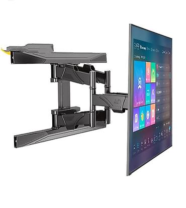 Установка телевизоров: Кронштейн для телевизора поворотно-наклонный, двурукий от40до80дюймов( — 3