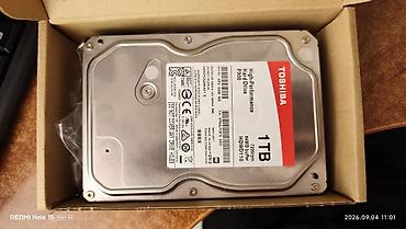 компьютерные диски: Накопитель для ПК, Б/у, Toshiba, HDD, 1 ТБ, Для ПК — 1